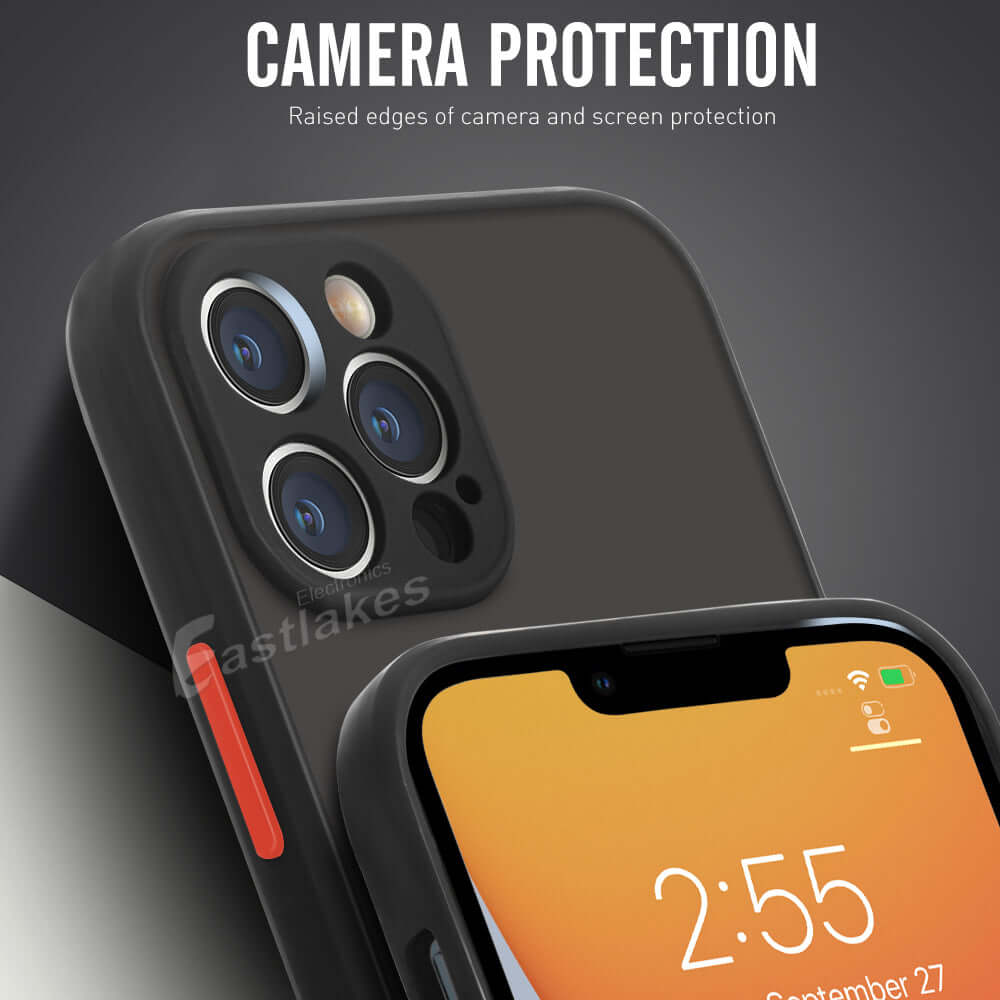 Matte Bumper Silicone Case for iPhone 14 13 12 Pro Max Plus mini - Eastlakes Electronics